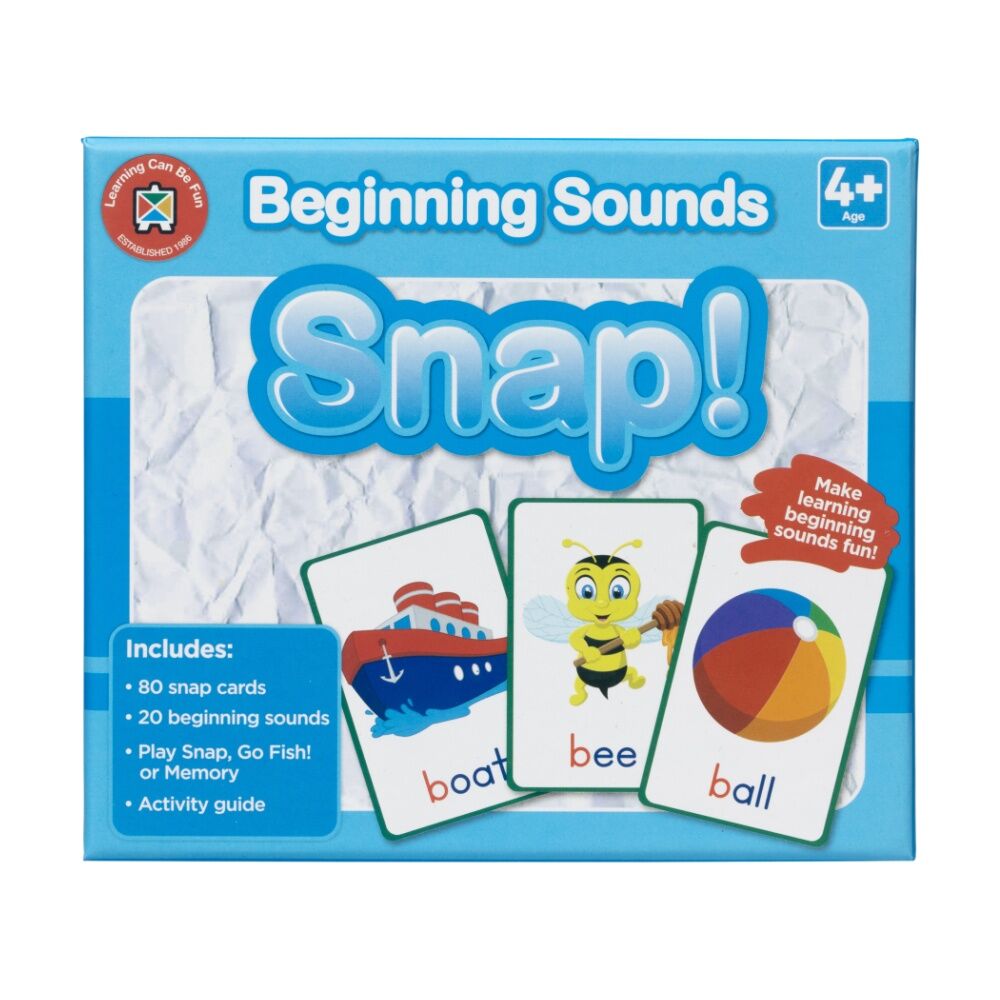 Learning Can BE Fun Beginning Sounds Snap! 80 Cards Kids Phonics Game 4y+ (3 Pack) — image 2