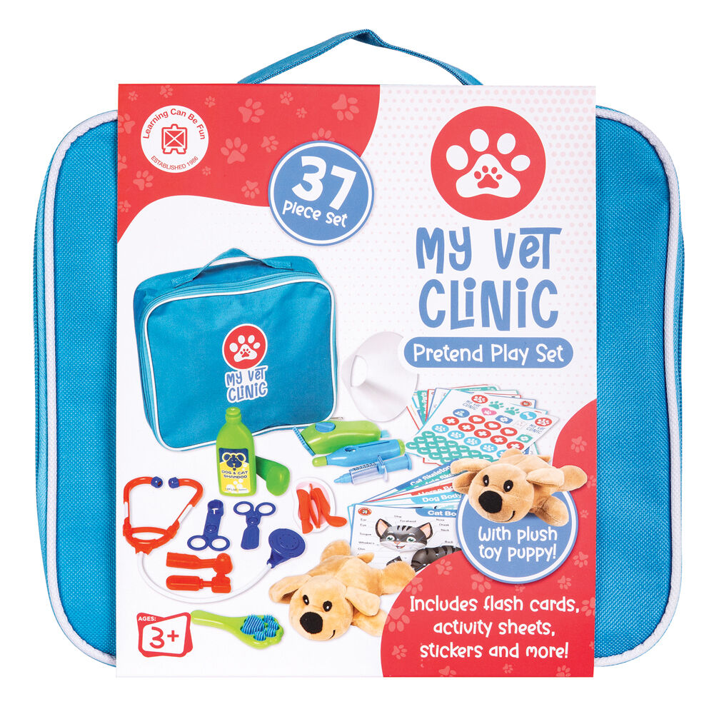 Learning Can BE Fun Blue My First Vet Set Kids Pretend Play Toy