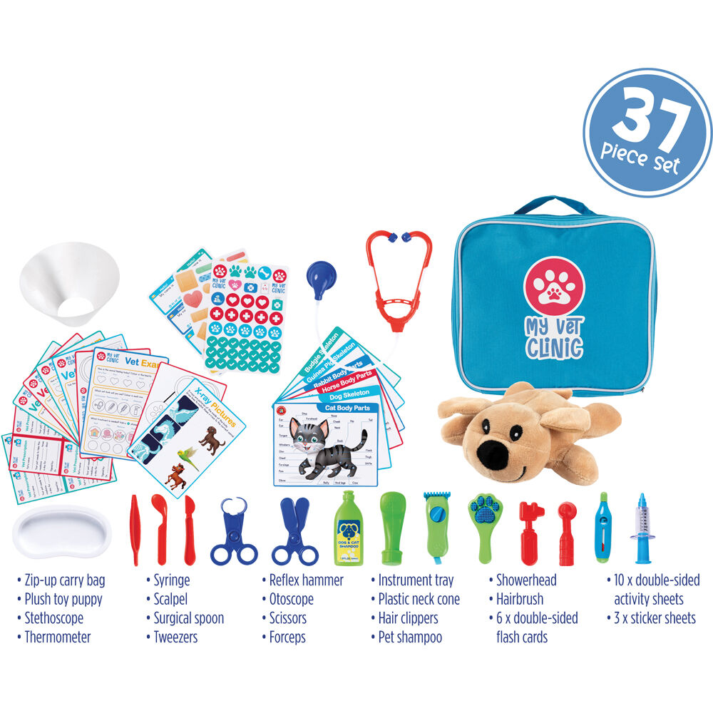 Learning Can BE Fun Blue My First Vet Set Kids Pretend Play Toy — image 2