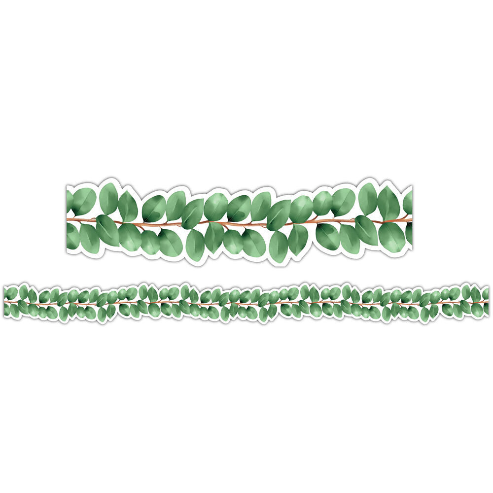 Learning Can BE Fun Eucalyptus Essentials Die-Cut Border Pack 90cm x 7.7cm (12 Pieces) — image 3