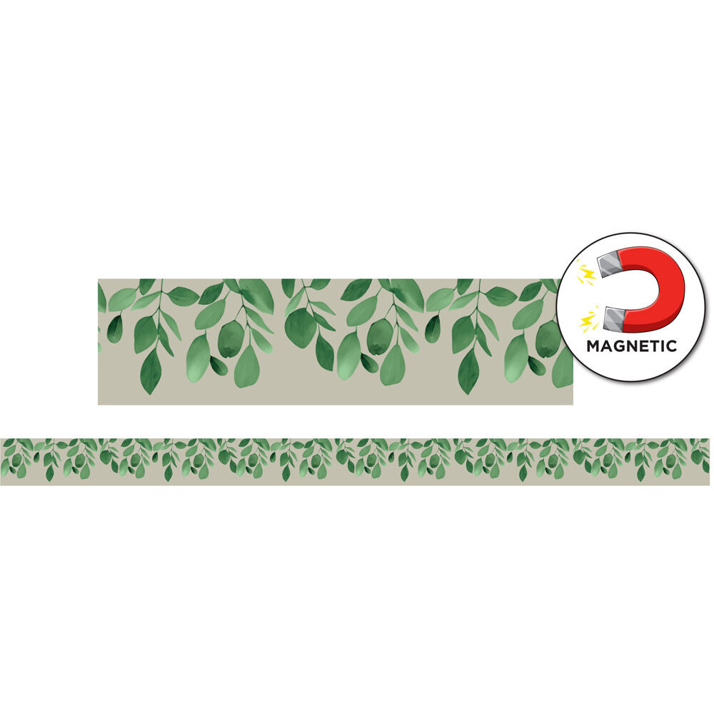 Learning Can BE Fun Eucalyptus Essentials Magnetic Border Pack 60cm x 4cm (12 Pieces) — image 2
