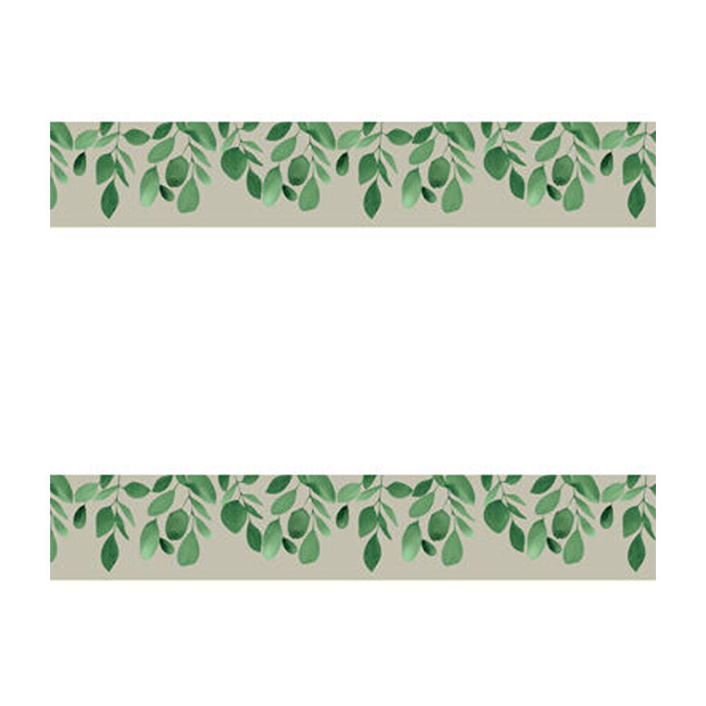 Learning Can BE Fun 12pc Learning Can Be Fun Eucalyptus Essentials Magnetic Border Pack 60 x 4cm (2 Pack)