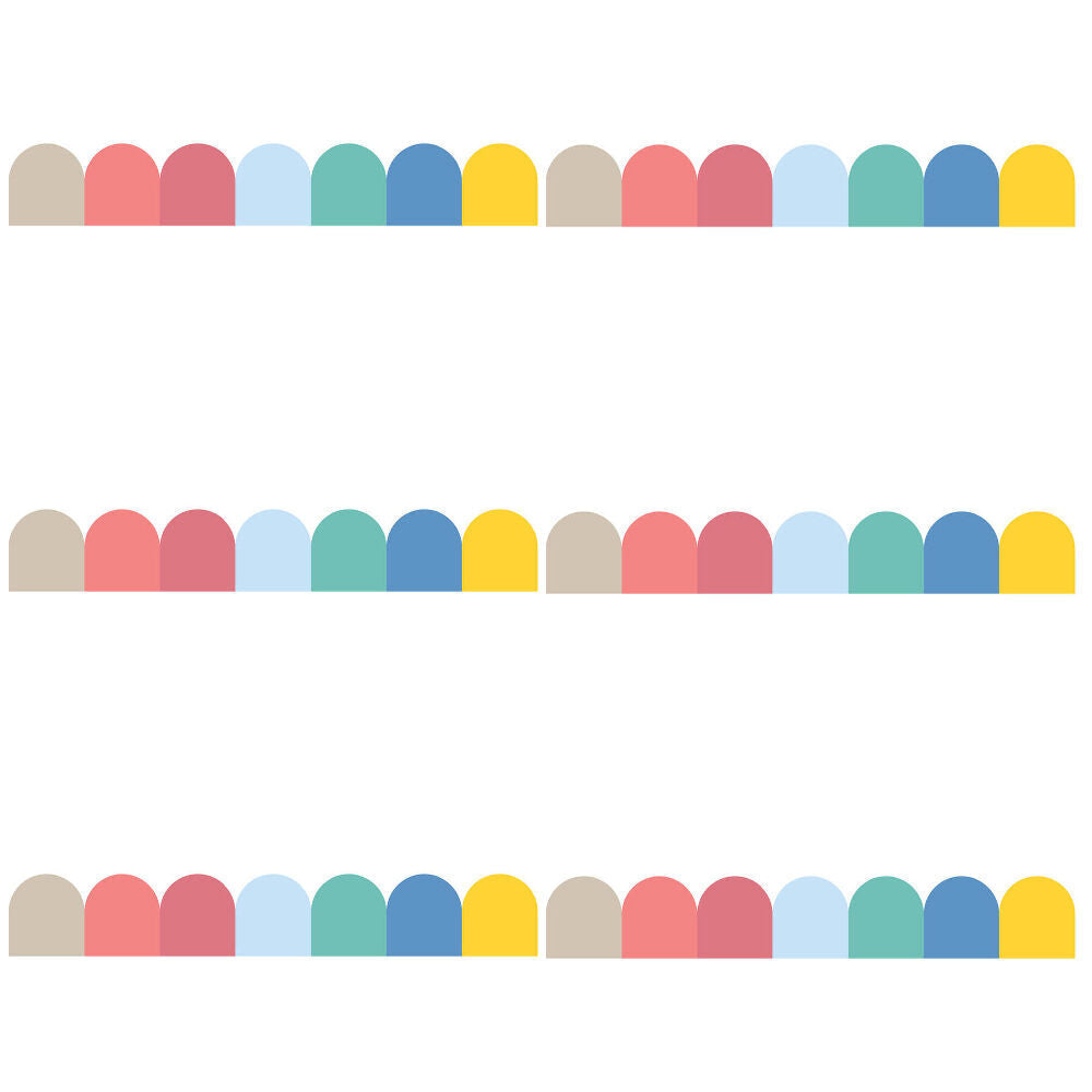 Learning Can BE Fun 12pc Learning Can Be Fun Growing Minds Scalloped Border Pack 90 x 7cm (6 Pack)