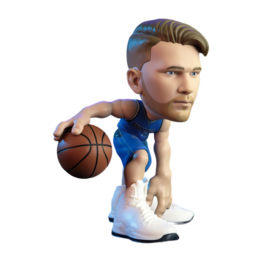 Exciteusa NBA Basketball Luka Dallas Mavs Blue Jersey Minis Sport Action Figure Toy 6in