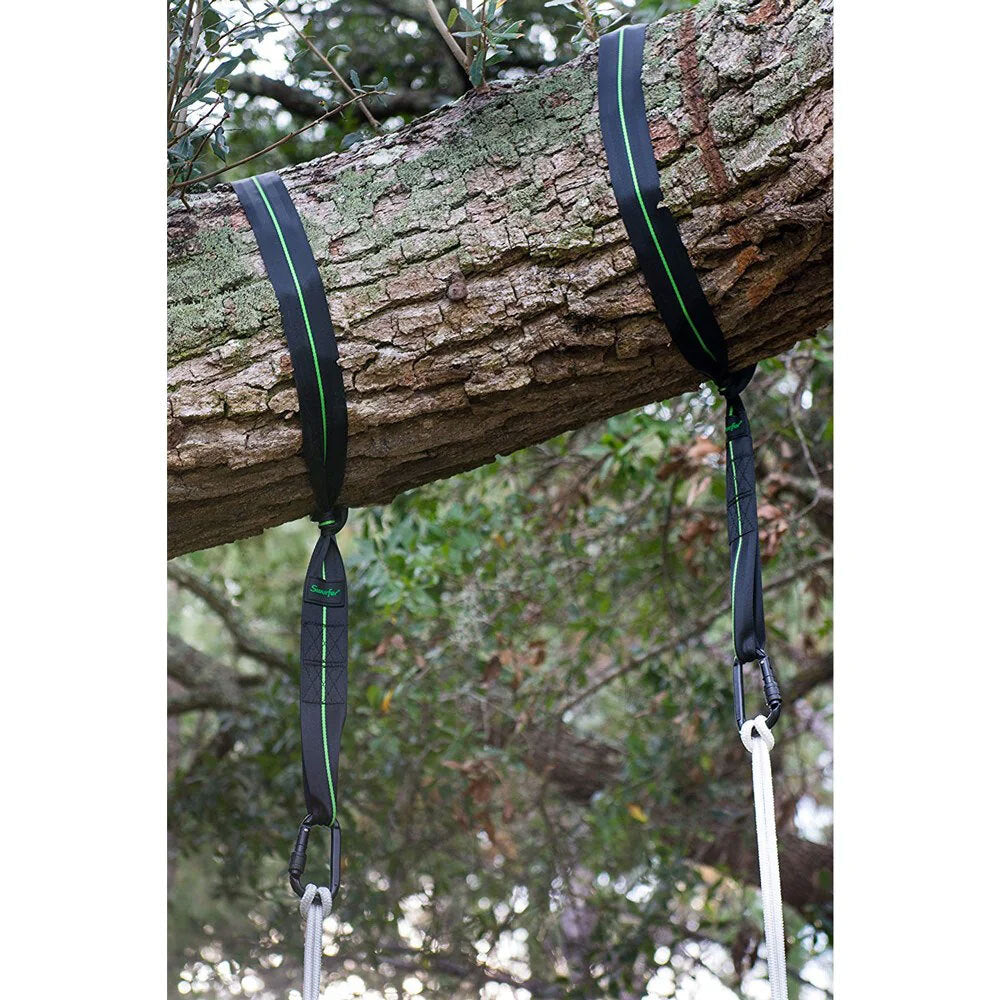 Flybar Swurfer Heavy Duty 91cm Hanging Straps/Carabiner For Tree Swing/Hammock — image 2
