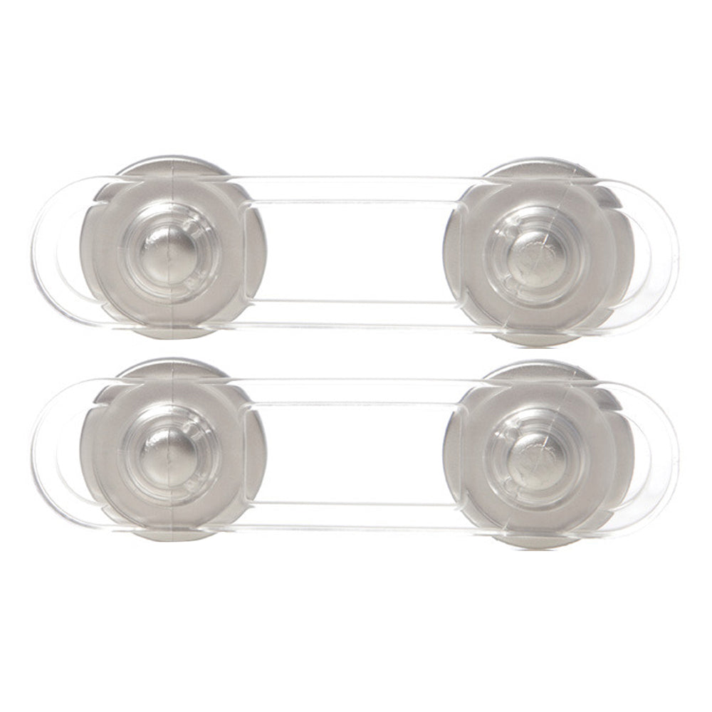 Dreambaby Mini Multi-Purpose Cabinet Latches Baby Safety Lock Silver 12cm (2 Pieces)