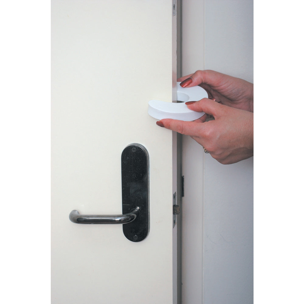 Dreambaby Portable Foam Baby/Children Safety Slip-On Door Stopper 10cm White (2 Pieces) — image 2
