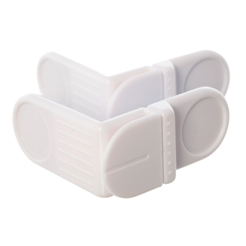 Dreambaby Baby/Toddler Safety/Protection Cabinet/Drawer Angle Lock/Latch WHT (2 Pieces) — image 2