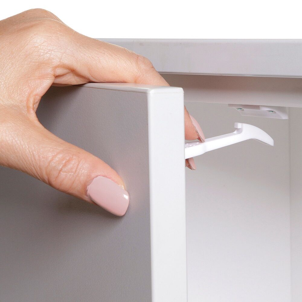 Dreambaby Durable Safety Catches Child/Toddler Cabinet/Drawer Locks (14 Pieces) — image 2