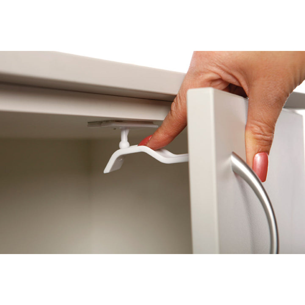 Dreambaby 10cm Dual-Action Adhesive Double Lock For Drawers/Cupboards White (2 Pieces) — image 3