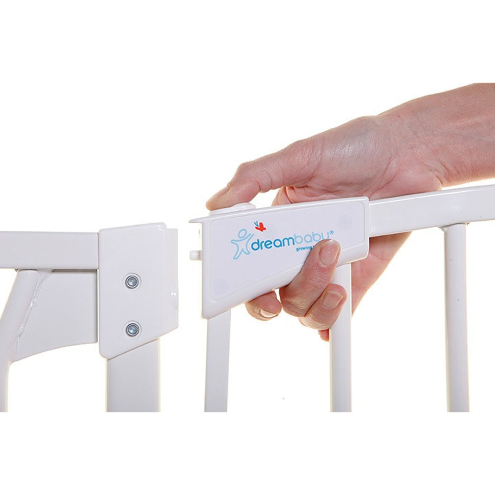 Dreambaby Chelsea 108cm Xtra-Wide Hallway Auto-Close Security Safety Gate White — image 2