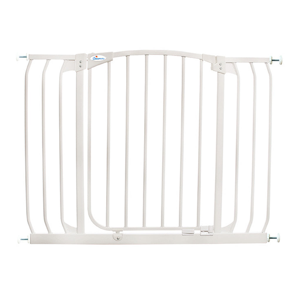 Dreambaby Chelsea 108cm Xtra-Wide Hallway Auto-Close Security Safety Gate White