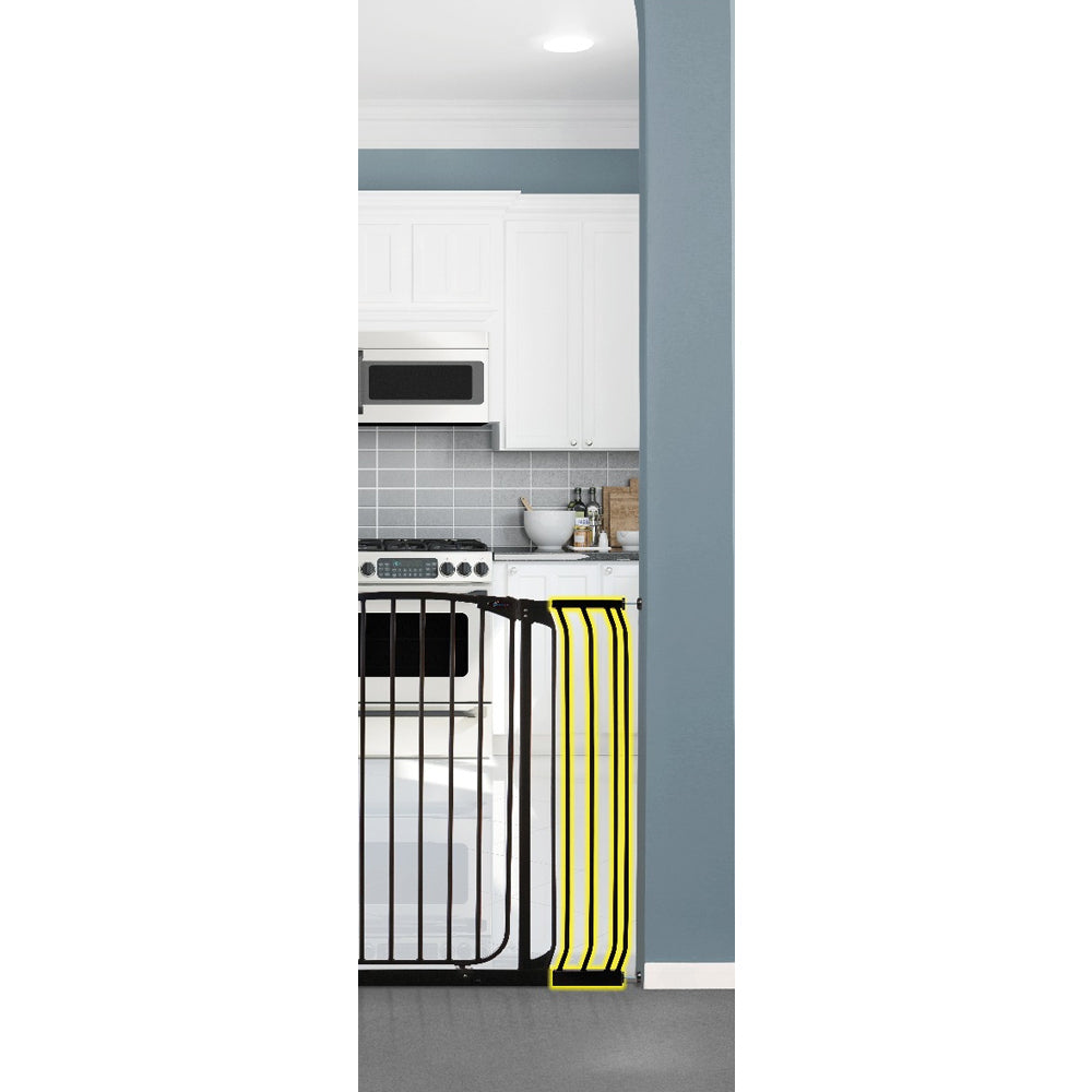 Dreambaby 18cm Chelsea Xtra-Tall Extension For Baby Safety Gate Protection Black — image 2