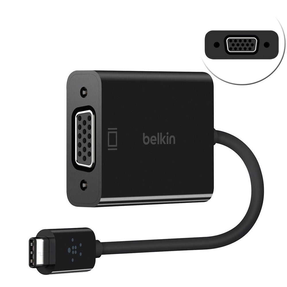 Belkin USB-C to VGA Port HDMI Adapter Video Transfer Cable Connector for MacBook — image 2