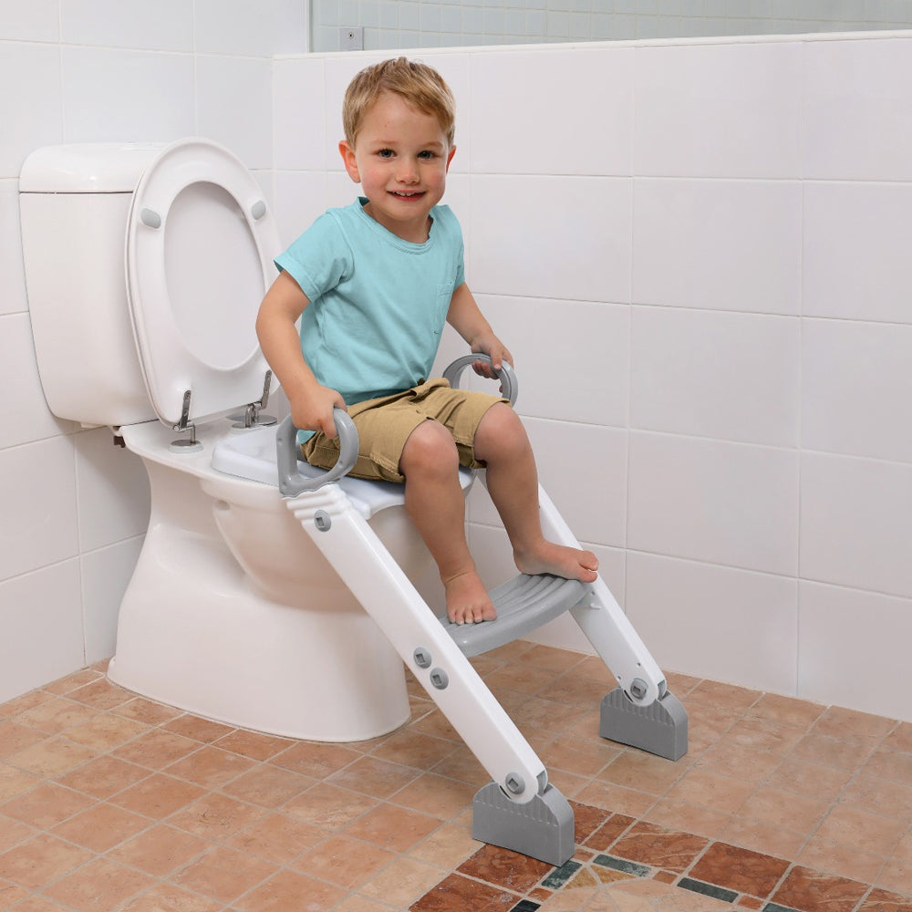 Dreambaby Step-up Toilet Topper Stool Seat Adjustable /white Kids Toddler 18m+ — image 3