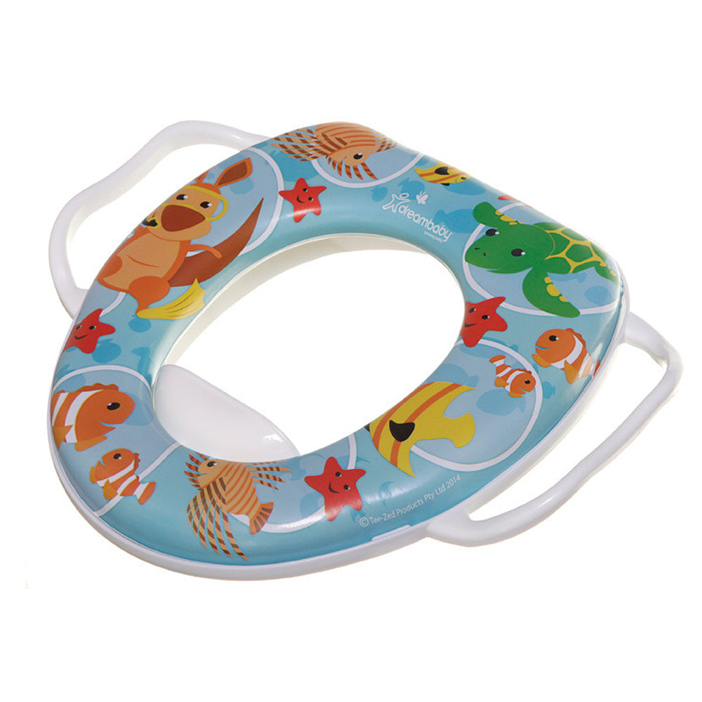 Dreambaby Easy Clean Soft Potty Seat w/ Handles Kids/Toddler Toilet Training