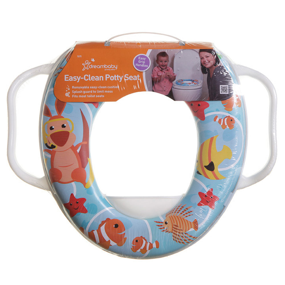 Dreambaby Easy Clean Soft Potty Seat w/ Handles Kids/Toddler Toilet Training — image 3