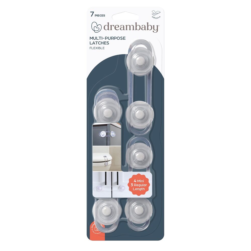 Dreambaby 4 Mini/3 Multi-Purpose Baby/Kids Safety Furniture Door Latches/Locks — image 3