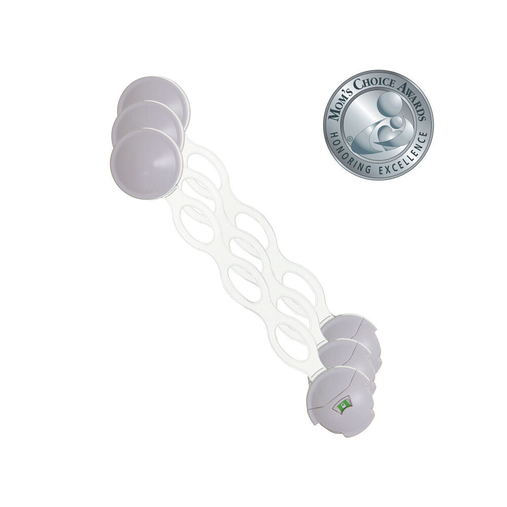 Dreambaby Ezy-Check Multi-Use Latch Child Proof Safety Cabinet Lock White (3 Pieces) — image 2
