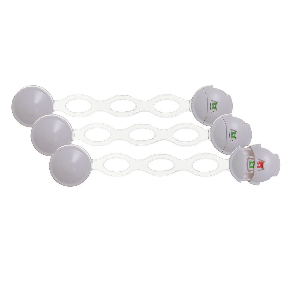 Dreambaby Ezy-Check Multi-Use Latch Child Proof Safety Cabinet Lock White (3 Pieces) — image 8