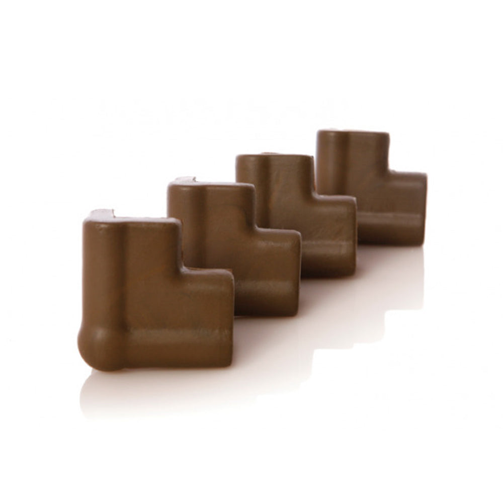 Dreambaby Baby Safety Foam Furniture Table Corner Edge Padded Bumpers Brown (8 Pack) — image 4