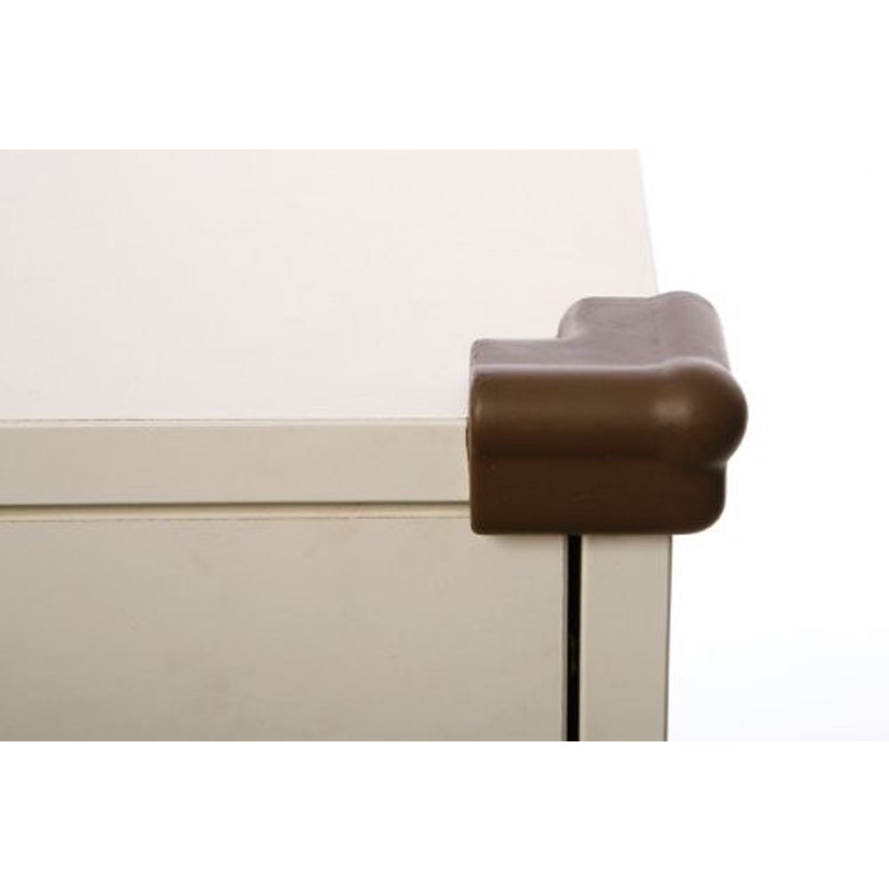 Dreambaby Baby Safety Foam Furniture Table Corner Edge Padded Bumpers Brown (8 Pack) — image 3