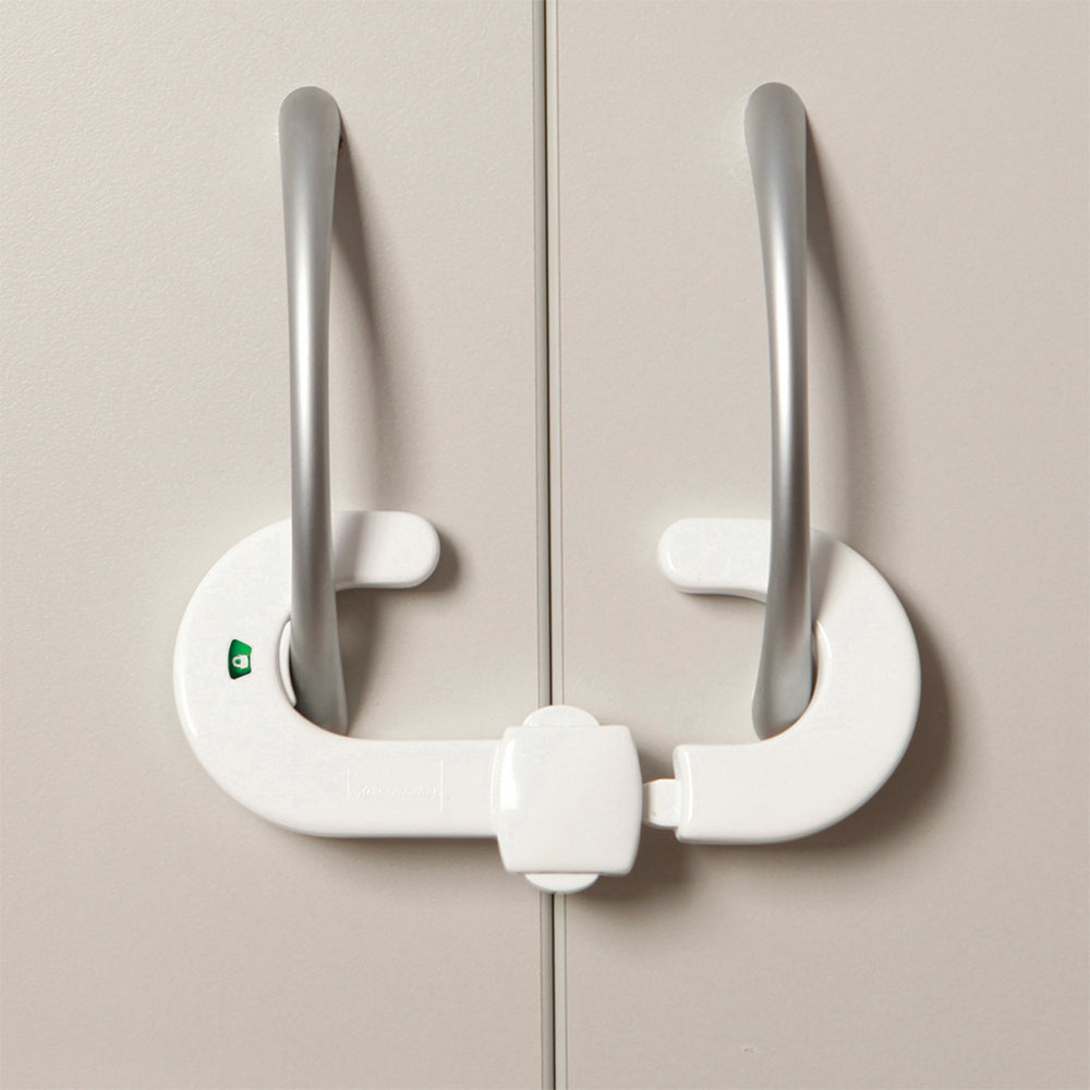Dreambaby Ezy Check Baby/Toddler Safety/Protection Secure-A-Lock Latch White — image 5