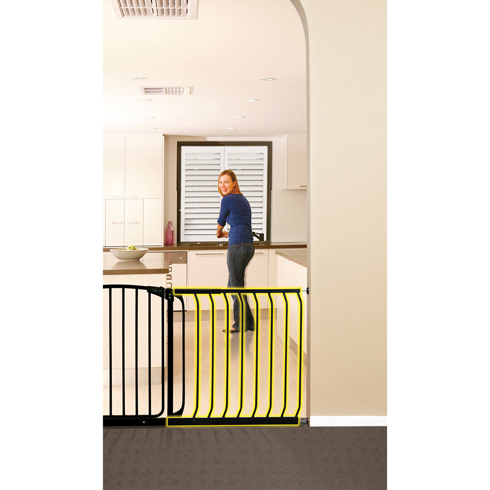 Dreambaby 63cm Chelsea Extension For Baby/Kids Safety Gate Protection Black — image 2