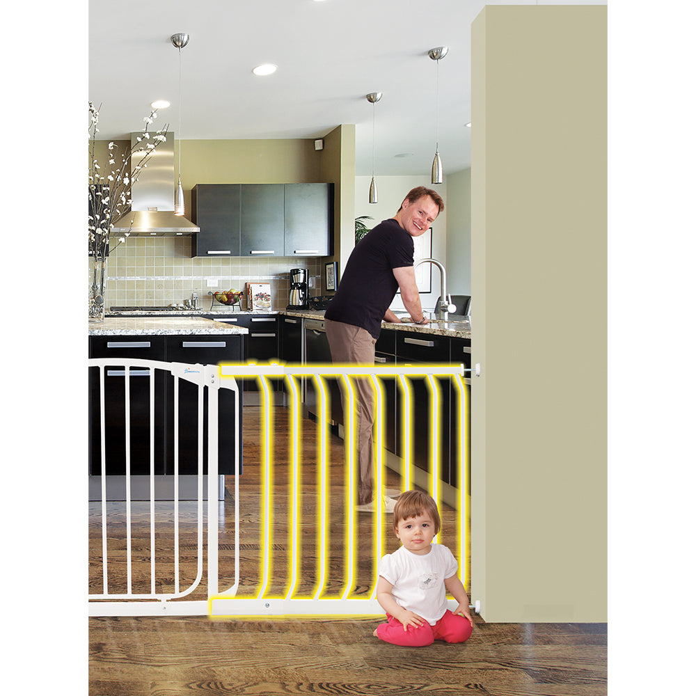 Dreambaby 63cm Chelsea Extension For Baby/Kids Safety Gate Protection White — image 2
