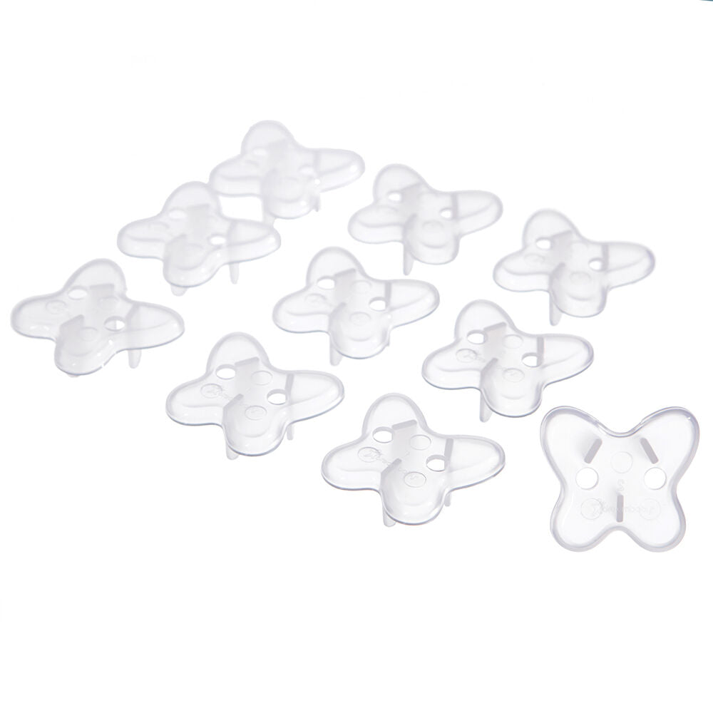 Dreambaby Butterfly Outlet Plugs Childproof Electrical Safety Covers (10 Pieces)