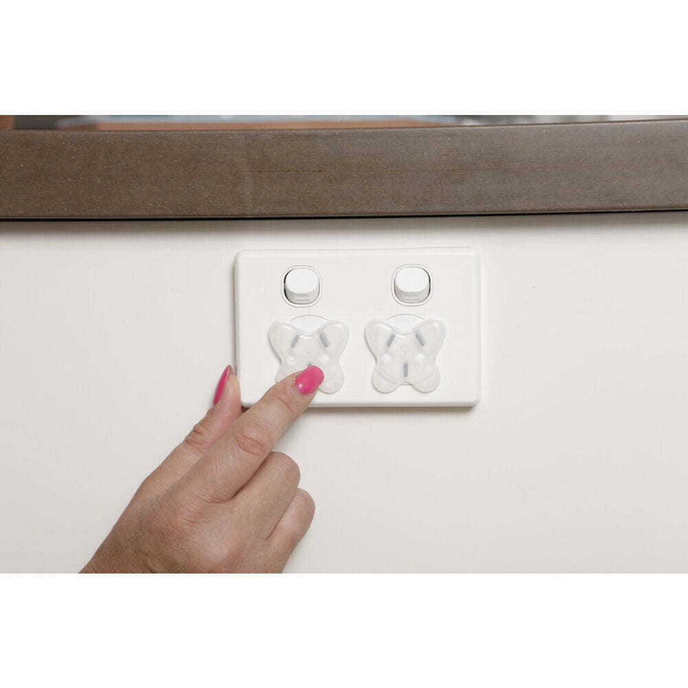 Dreambaby Butterfly Outlet Plugs Childproof Electrical Safety Covers (10 Pieces) — image 3