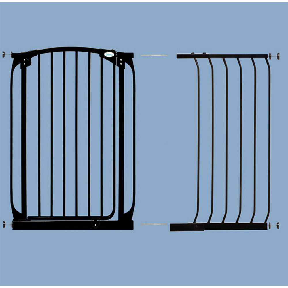 Dreambaby 45cm Chelsea Xtra-Tall Extension For Baby Safety Gate/Barrier Black — image 3