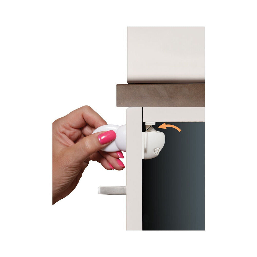 Dreambaby Adhesive Magnetic Child Safety Cabinet/Drawer Lock 2 Locks 1 Key — image 5