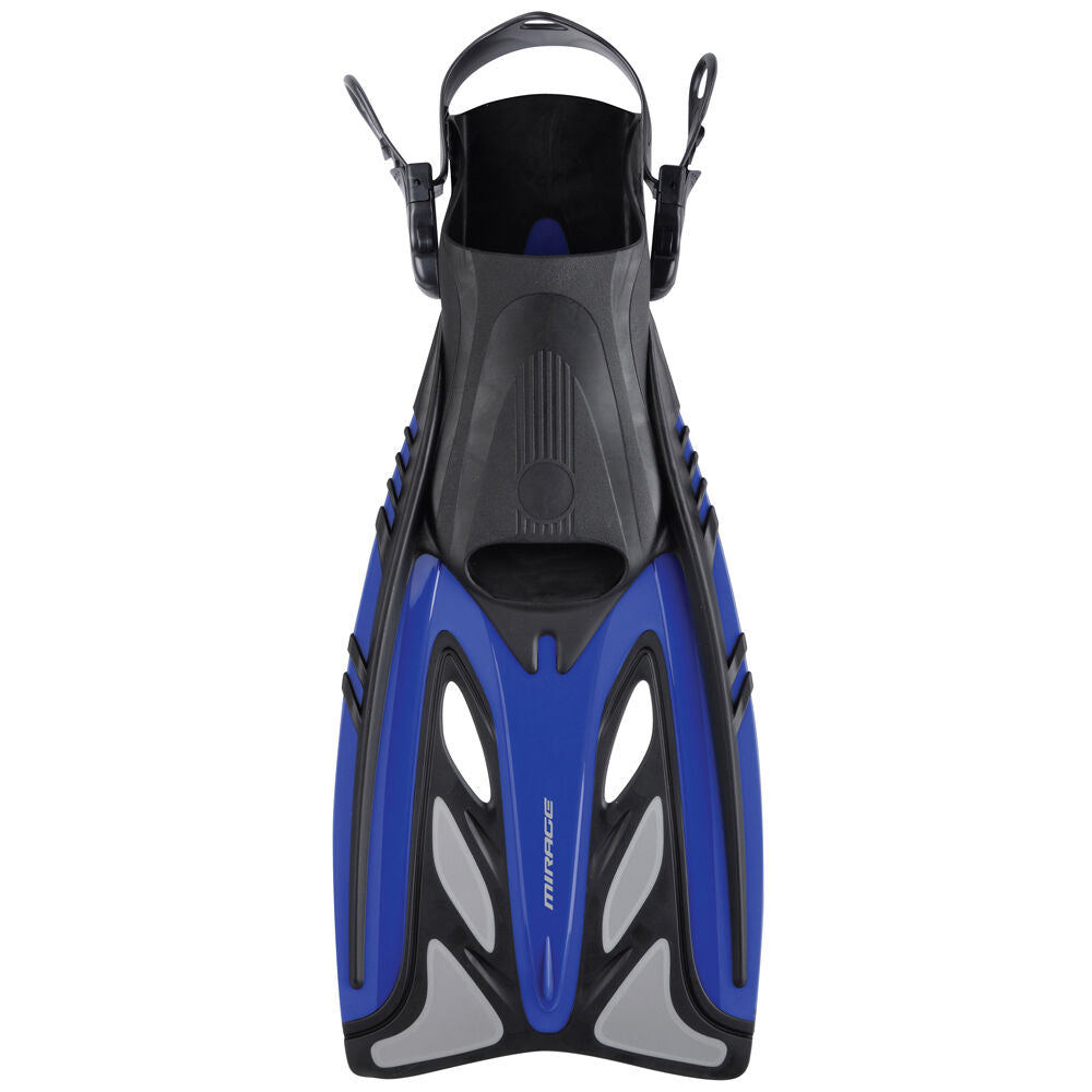 Mirage L/XL Black/Blue Unisex Crystal Diving & Snorkelling Fins