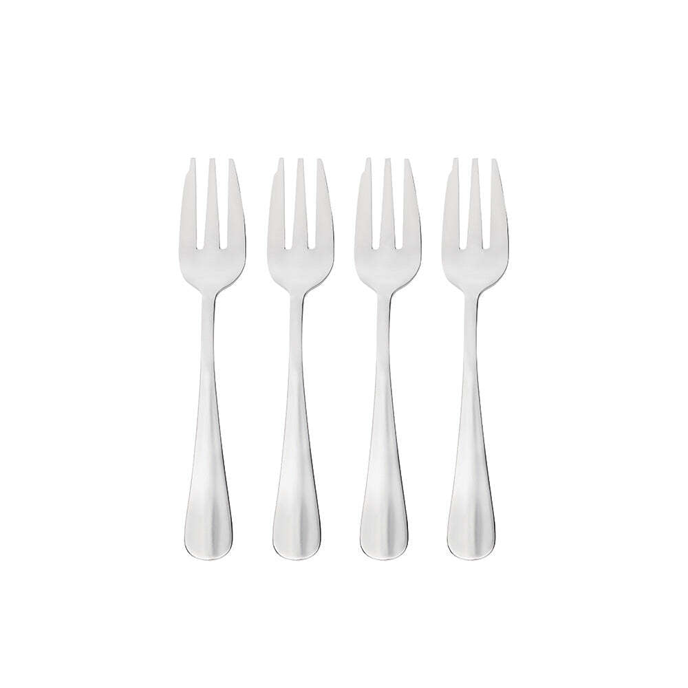 Wiltshire Baguette Stainless Steel Cake Forks Kitchen Utensils Set (4 Pieces)