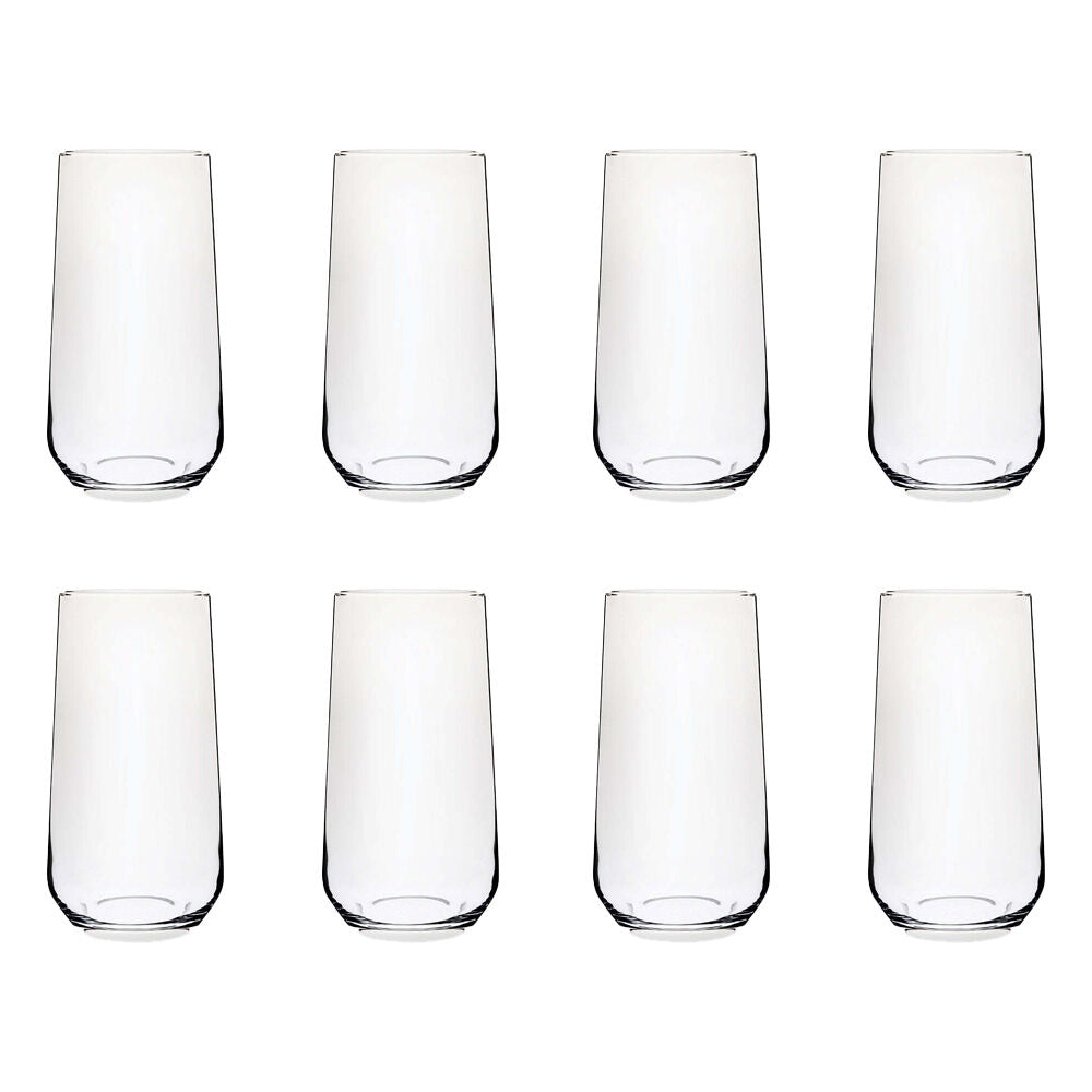 Wiltshire 4pc Wiltshire Allegra Long/Tall Drinking Glass Tumblers Cups Set 470ml (2 Pack)