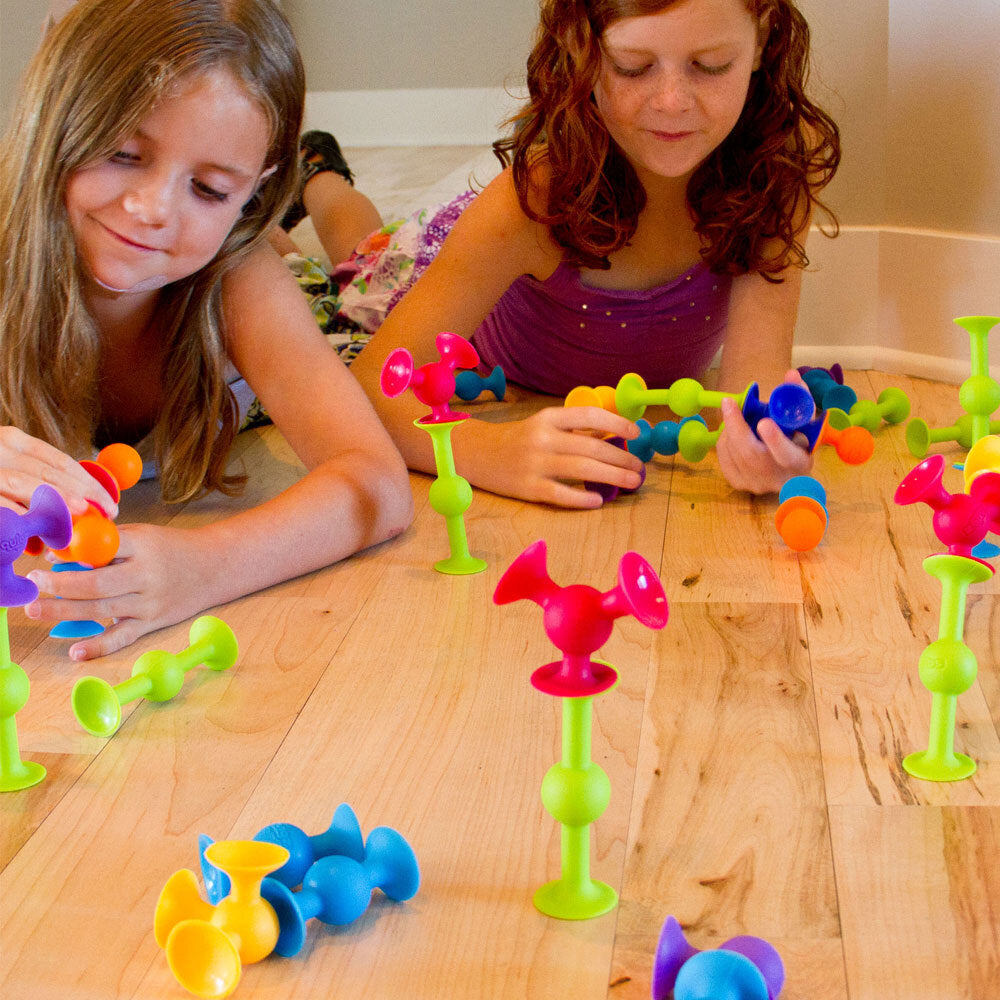 Fat Brain Toy Co. Fat Brain Toys Squigz Delux Suction Construction Fun Game Toy Set Kids 3y+ (50 Pieces) — image 8