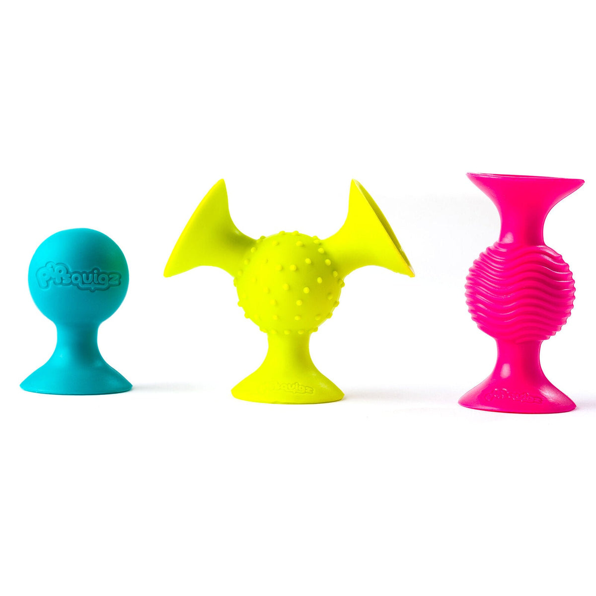Fat Brain Toy Co. Fat Brain Toy Co PipSquigz for Baby/Infant 6m+ Silicone Toys Suction Cups (3 Pieces) — image 2