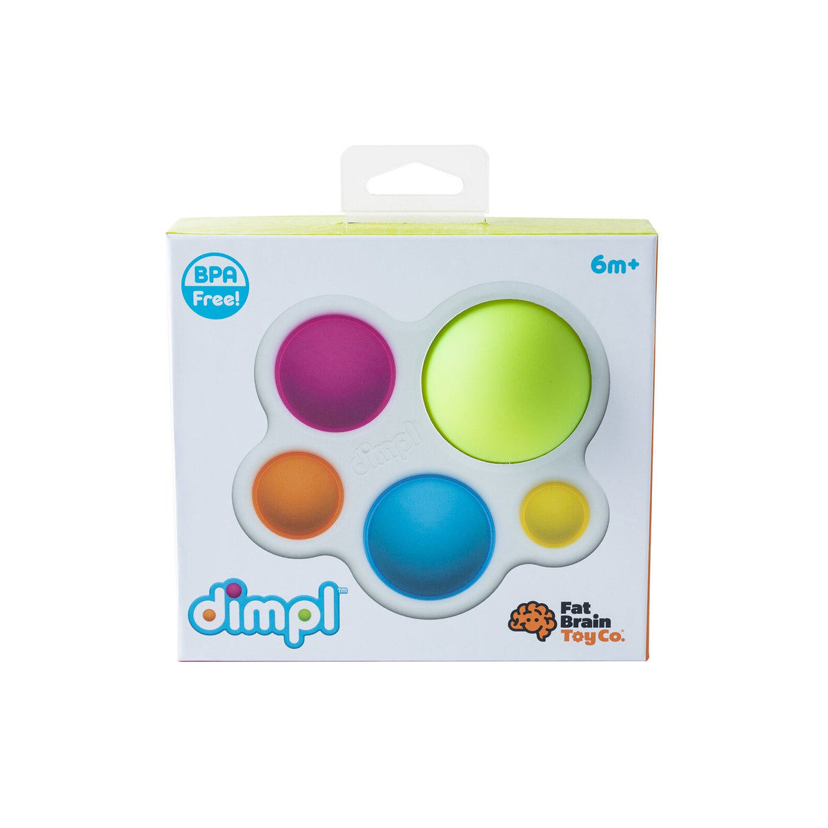 Fat Brain Toy Co. Fat Brain Toy Co Dimpl for 10m-24m Babies/Infants Colour Pop Sensory Bubble Toy — image 2