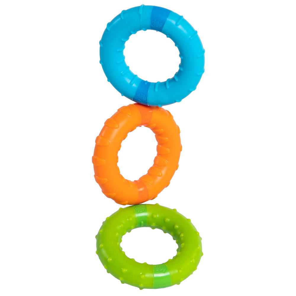 Fat Brain Toy Co. Fat Brain Toys 6cm Silly Rings Toy Sensory Magnetic Ring 12m+ Baby/Toddler (3 Pieces) — image 3