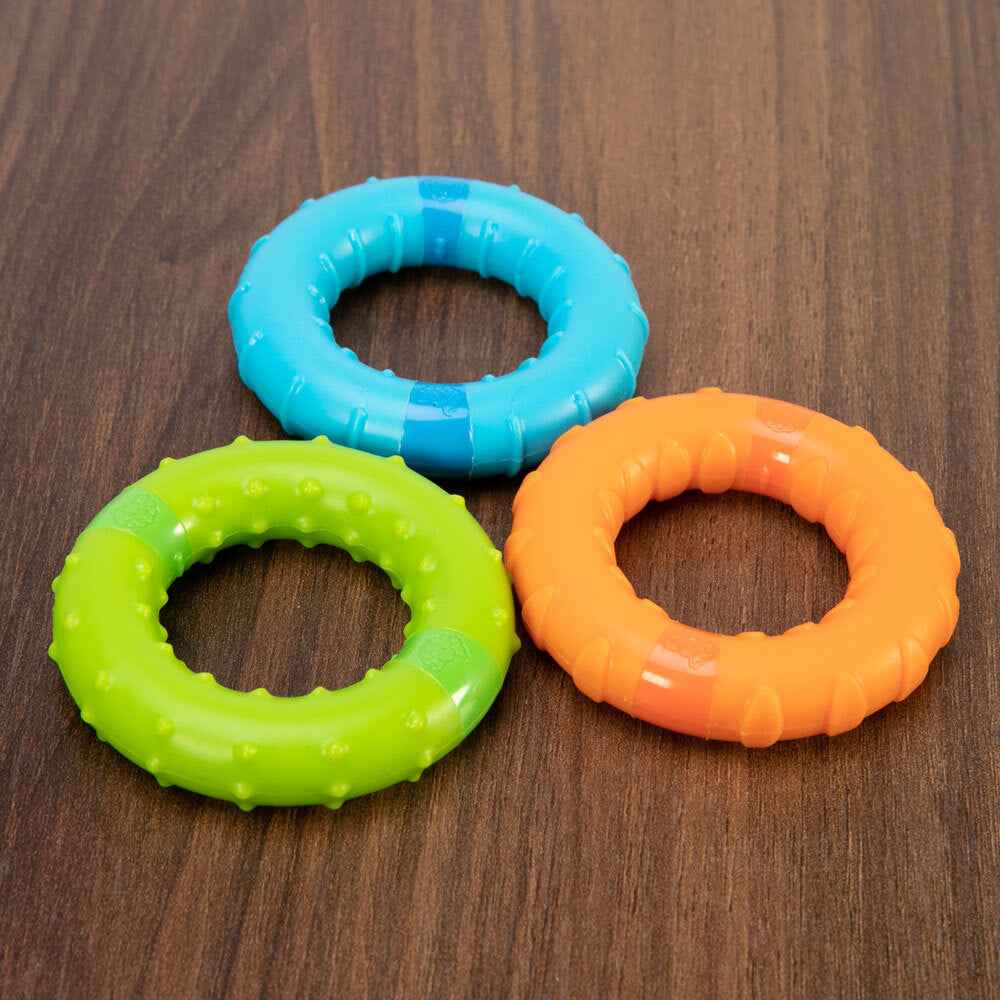 Fat Brain Toy Co. Fat Brain Toys 6cm Silly Rings Toy Sensory Magnetic Ring 12m+ Baby/Toddler (3 Pieces) — image 9