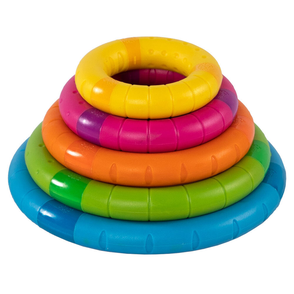 Fat Brain Toy Co. Fat Brain Toys Tinker Rings Stacking Learning/Educational Toy 2y+ Kids/Children
