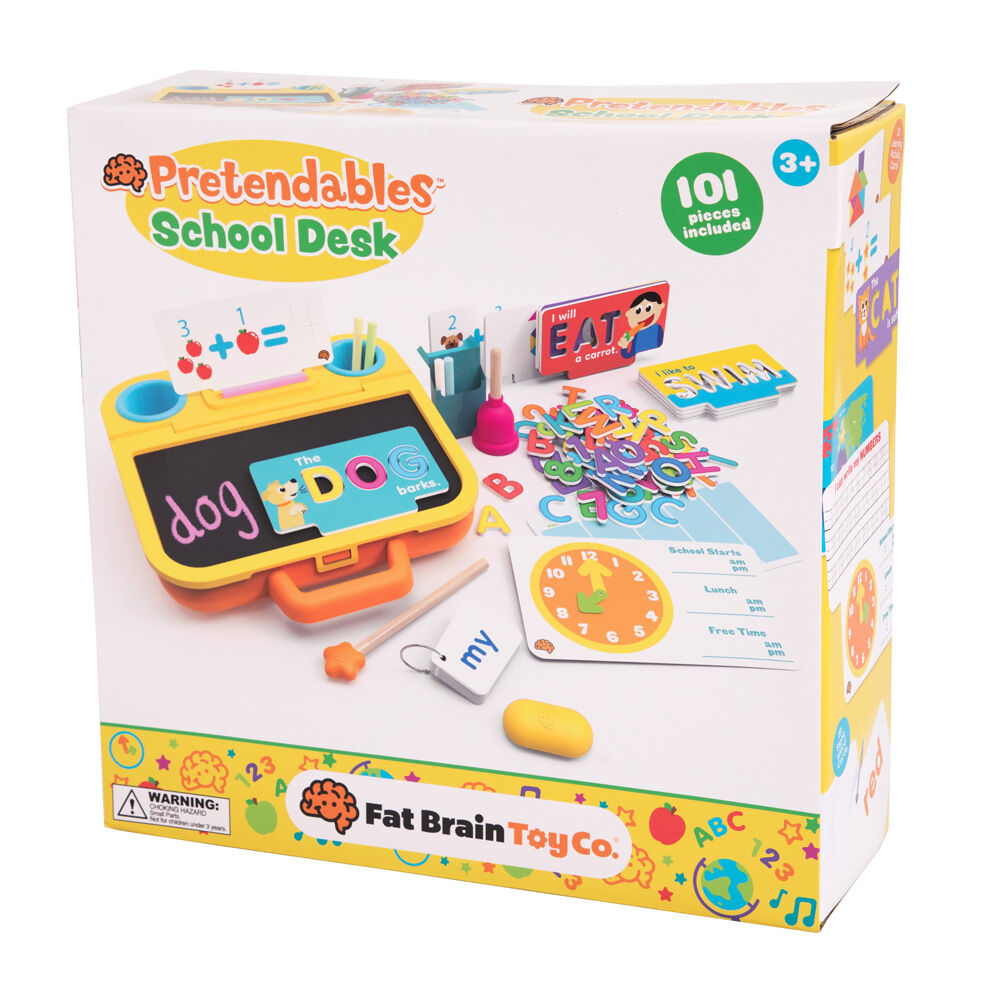 Fat Brain Toy Co. 132pc Pretendables School Desk Educational Set — image 2