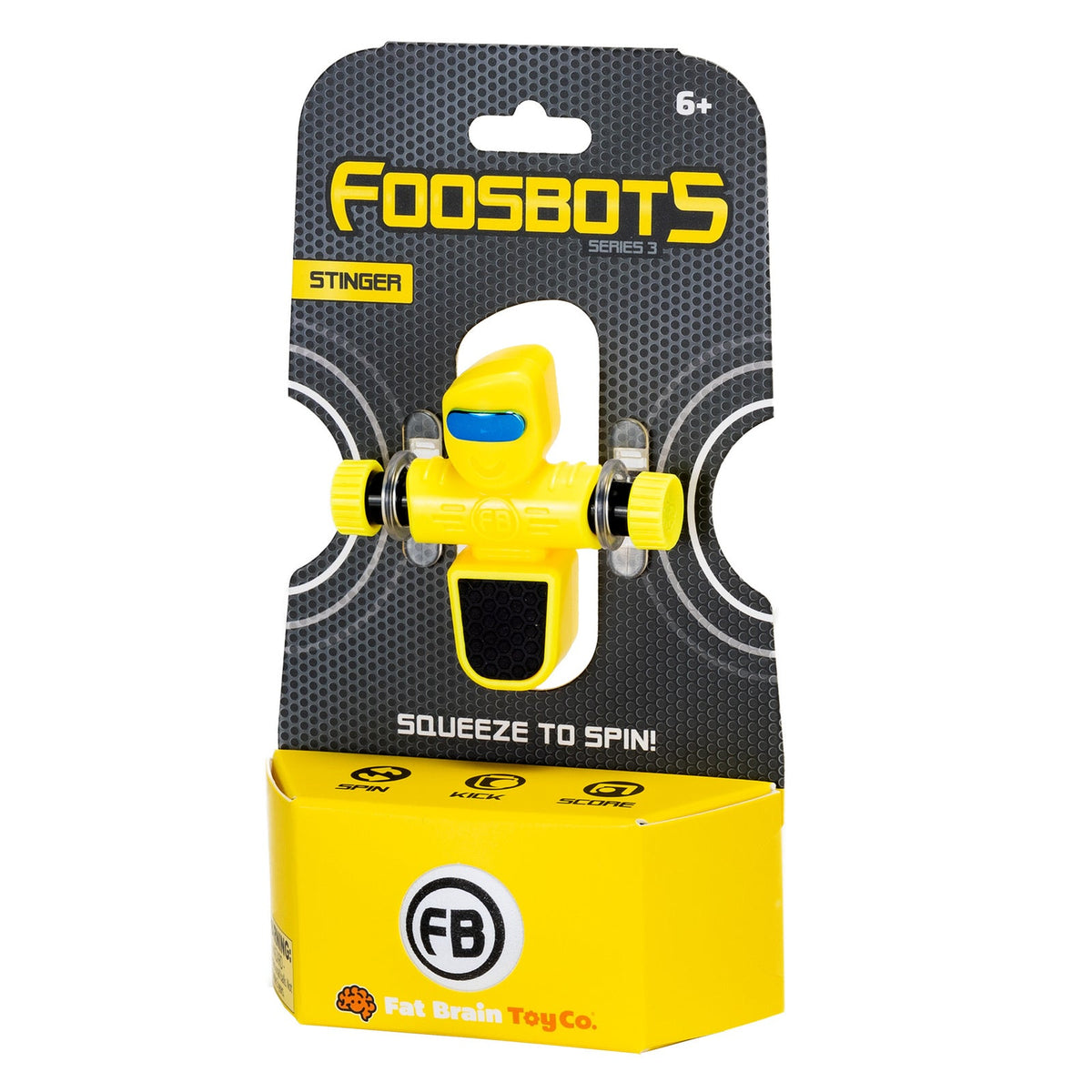 Foosbots Series 3 Stringer Yellow Kids/Children Action Robots Fun Toy Set 6+