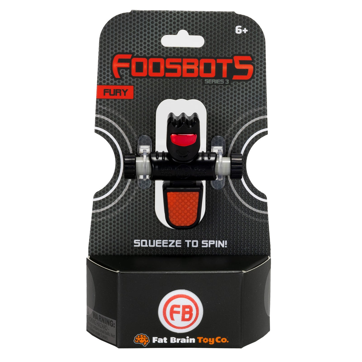 Foosbots Series 3 Fury Black Kids/Children Action Robots Fun Play Toy Set 6+