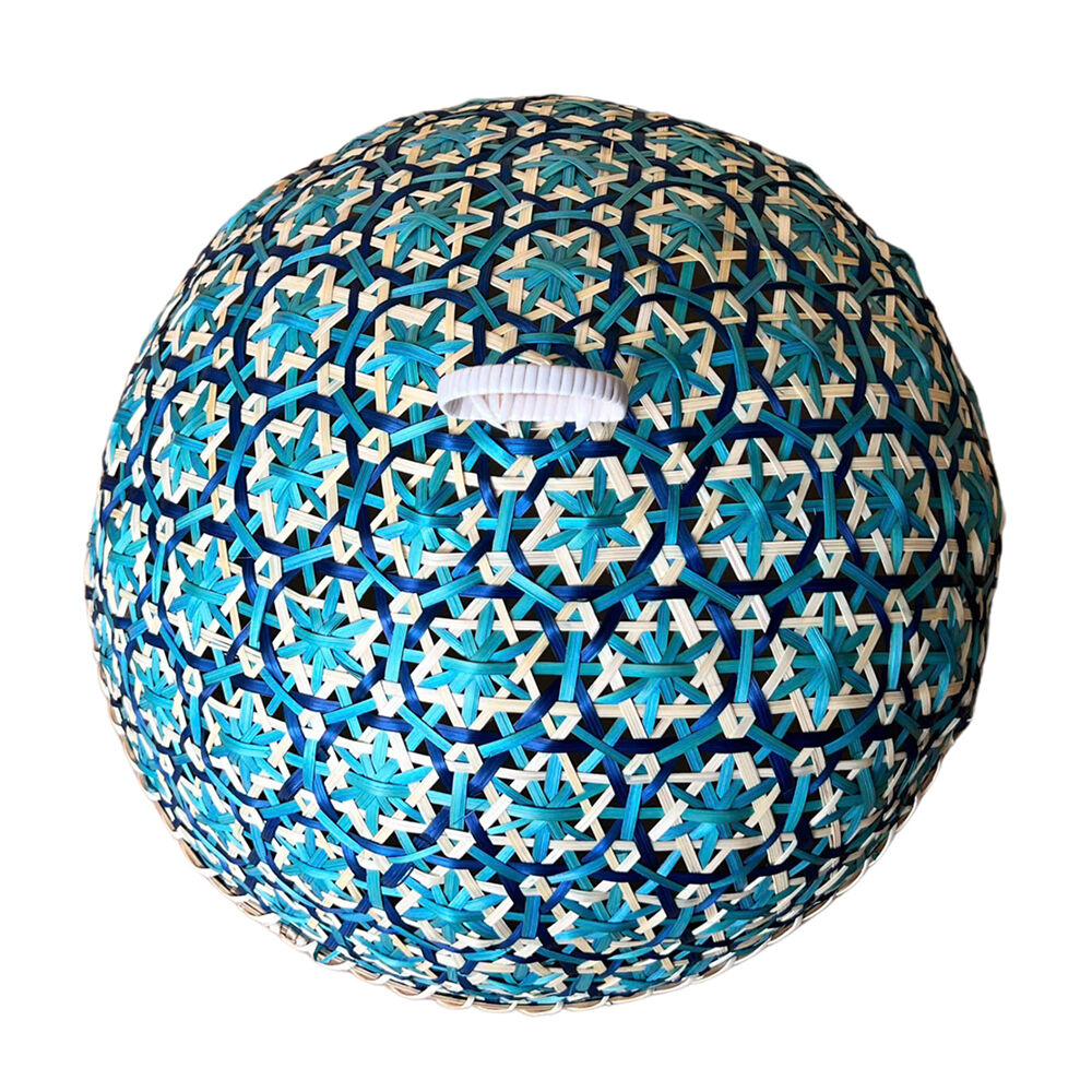 NF Living Bamboo Food Cover 35x17 Wood Kitchenware Blue — image 2