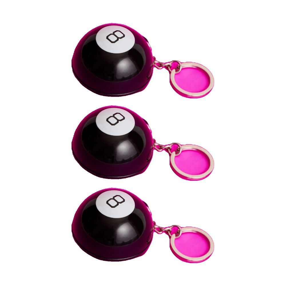 Funnybone Mystic 8 Ball Keyring Fortune Teller Novelty Fun Toy (3 Pack)