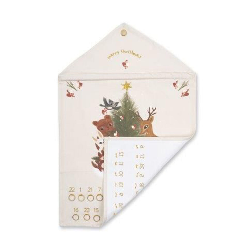 Fabelab 50x76cm Christmas Woodland Advent Calendar Xmas Hanging Decoration — image 2