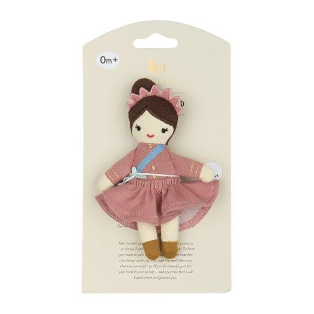 Fabelab Organic Soft Cotton Pocket Friend Queen Baby/Infant Toy 14cm 0y+