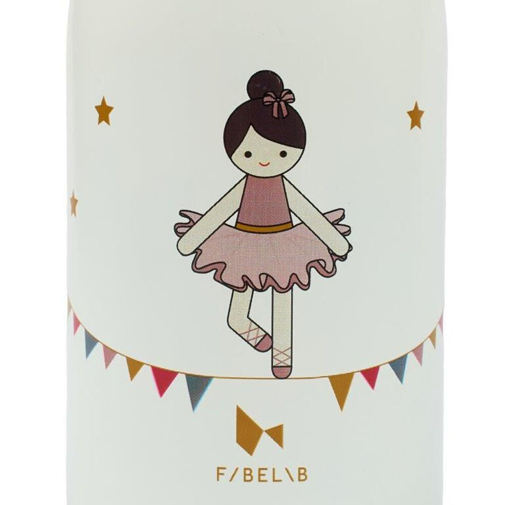 Fabelab 320ml Kids/Children 3y+ Ballerina Hot/Cold Water Bottle Tumbler — image 3